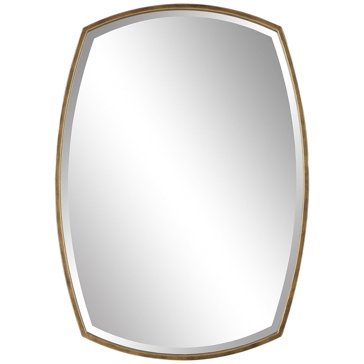 Varenna Aged Gold Vanity Mirror - Uttermost - Other Mirrors by Modest Hut