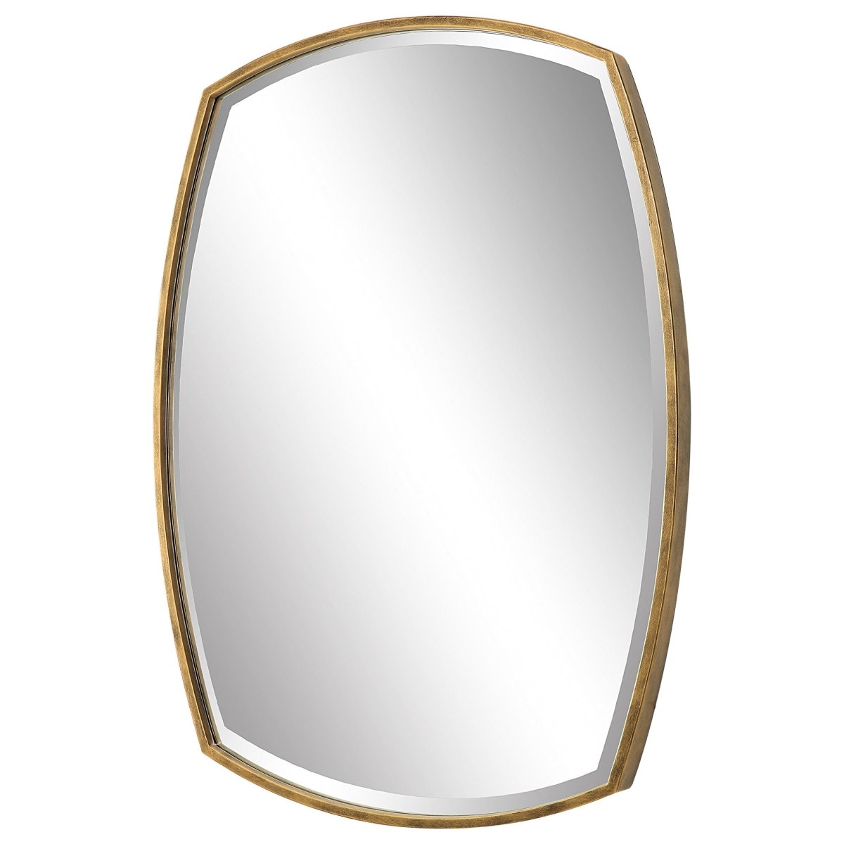 Varenna Aged Gold Vanity Mirror - Uttermost - Other Mirrors by Modest Hut