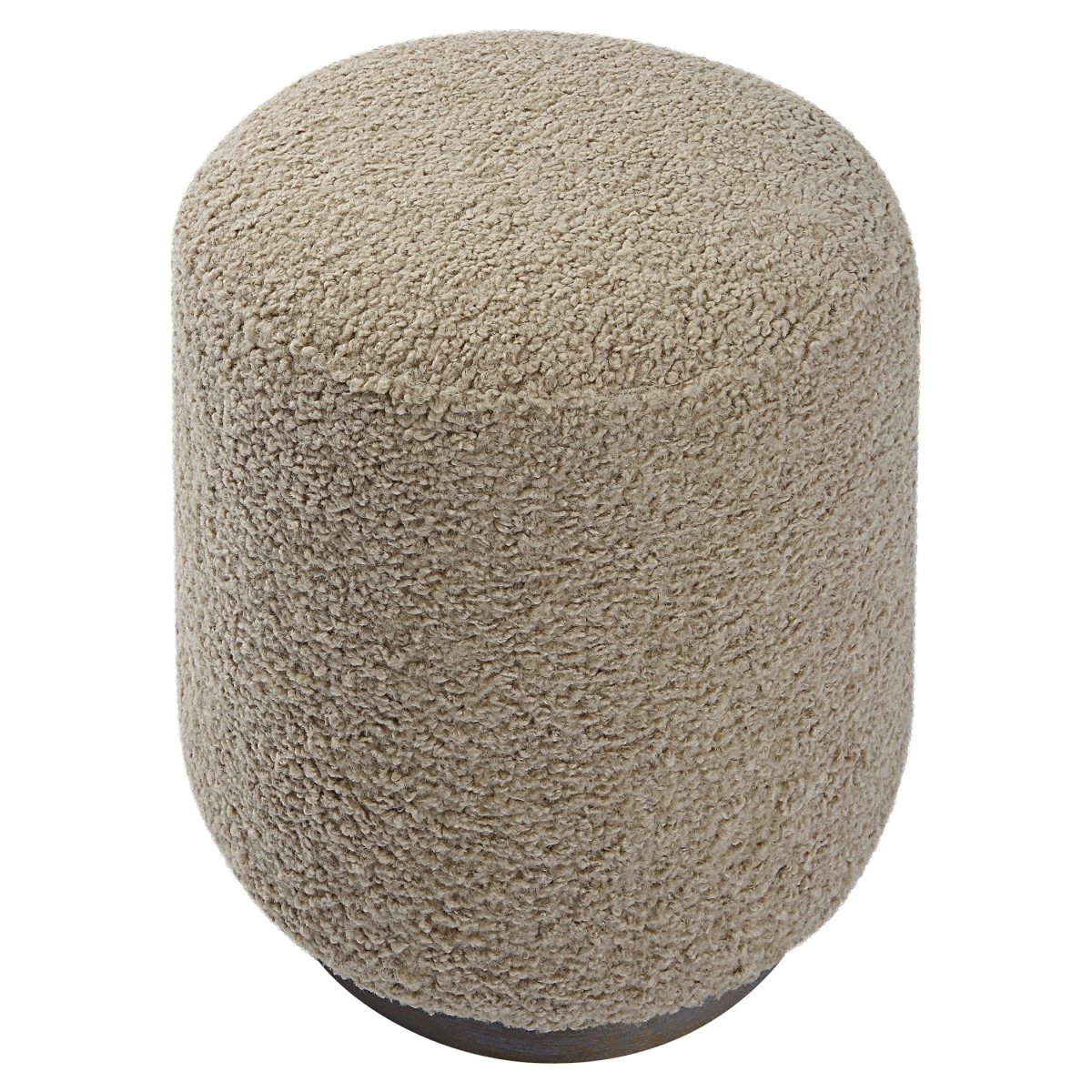 Avila Latte Round Ottoman - Uttermost - Ottomans by Modest Hut