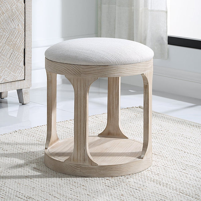 Dennen Oak Ottoman - Uttermost - Ottomans by Modest Hut