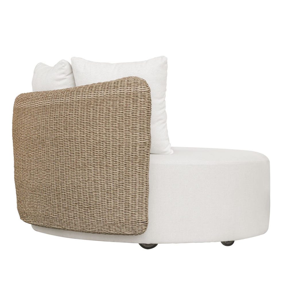 Sunset Outdoor Swivel Day Bed - Uttermost - Outside Seating by Modest Hut