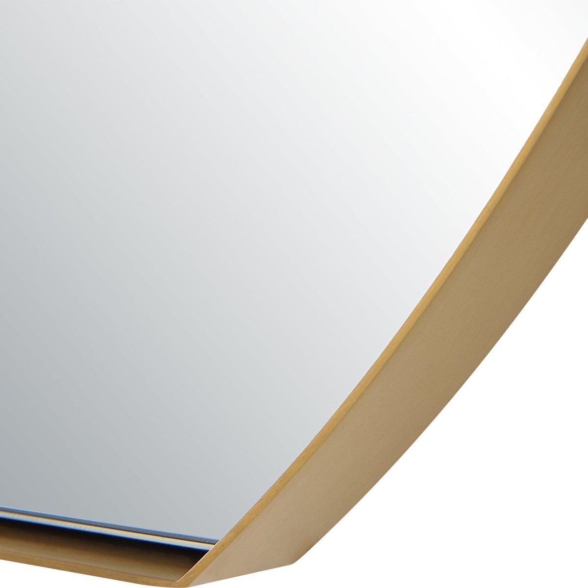 Cabell Brass Oval Mirror - Uttermost - Oval Mirrors by Modest Hut