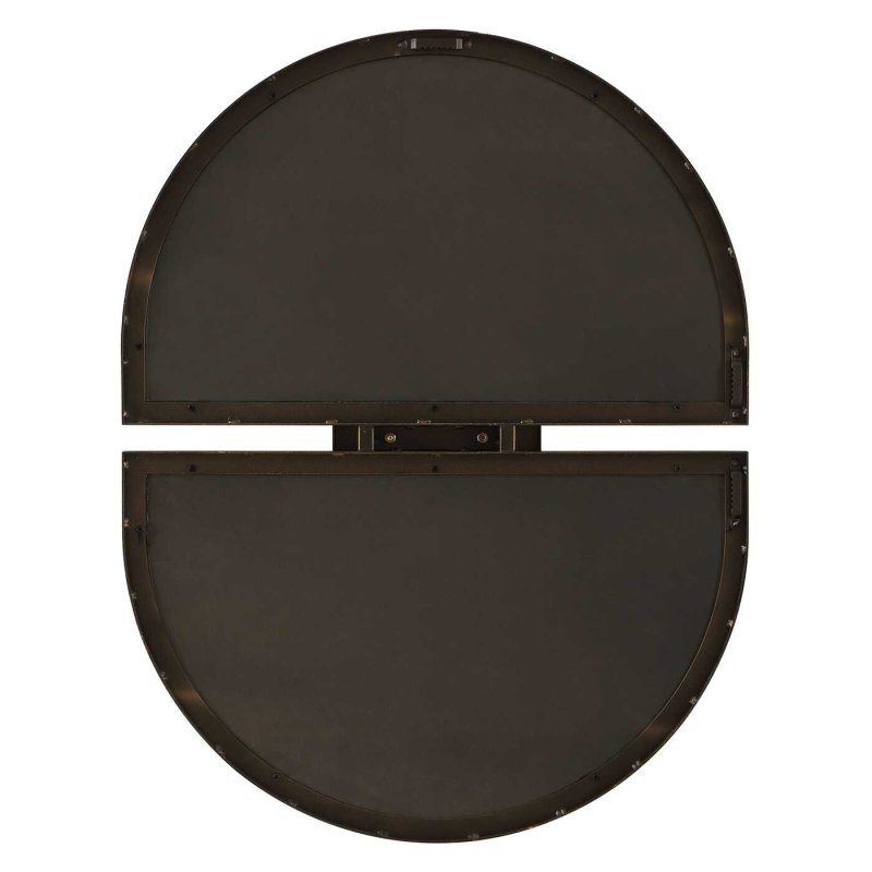 Encase Modern White Oval Mirror - Oval Mirrors