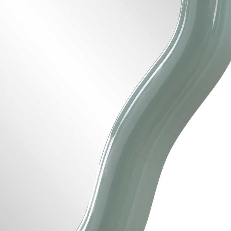 Isly Robin's Egg Blue Oval Mirror - Oval Mirrors