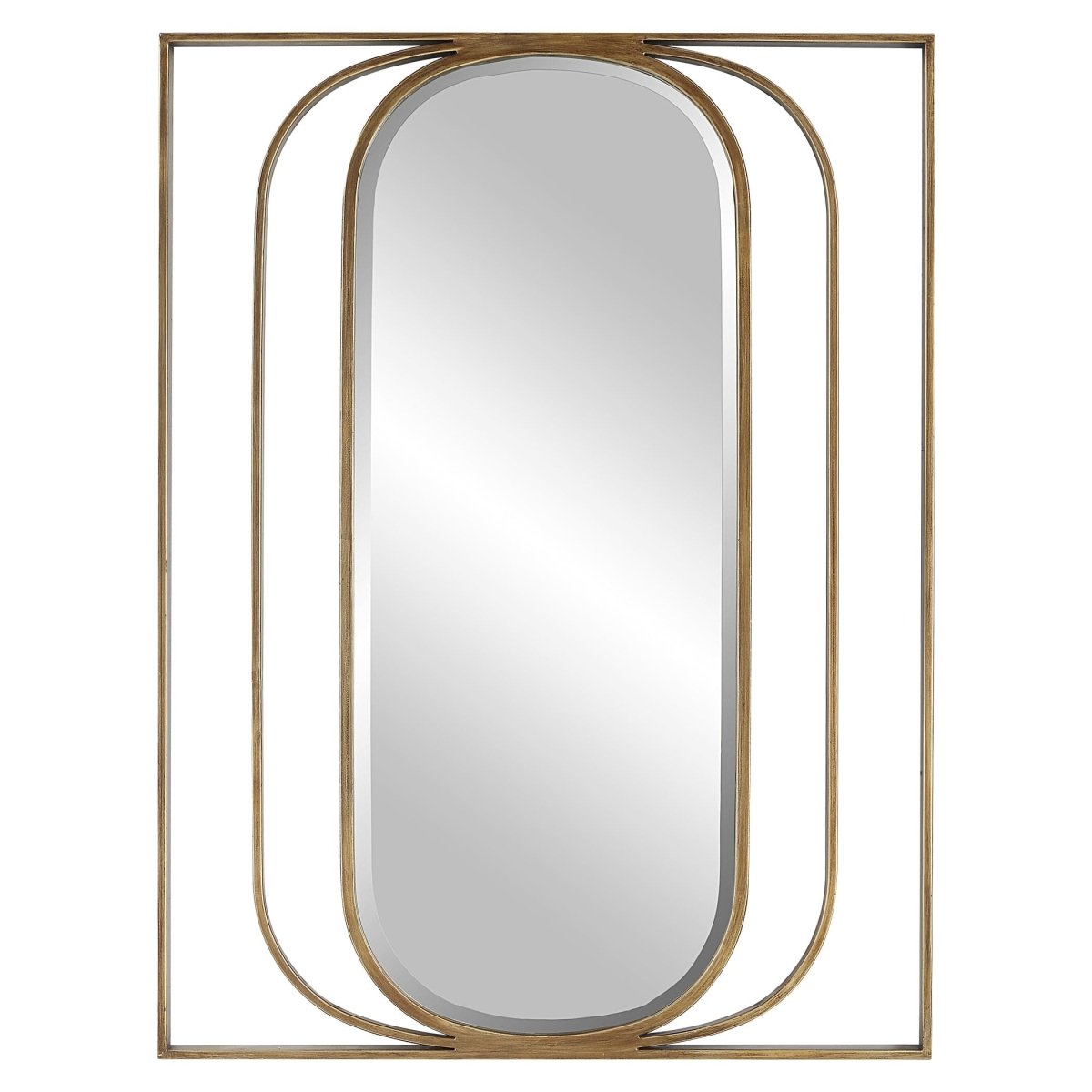 Replicate Contemporary Oval Mirror - Uttermost - Oval Mirrors by Modest Hut