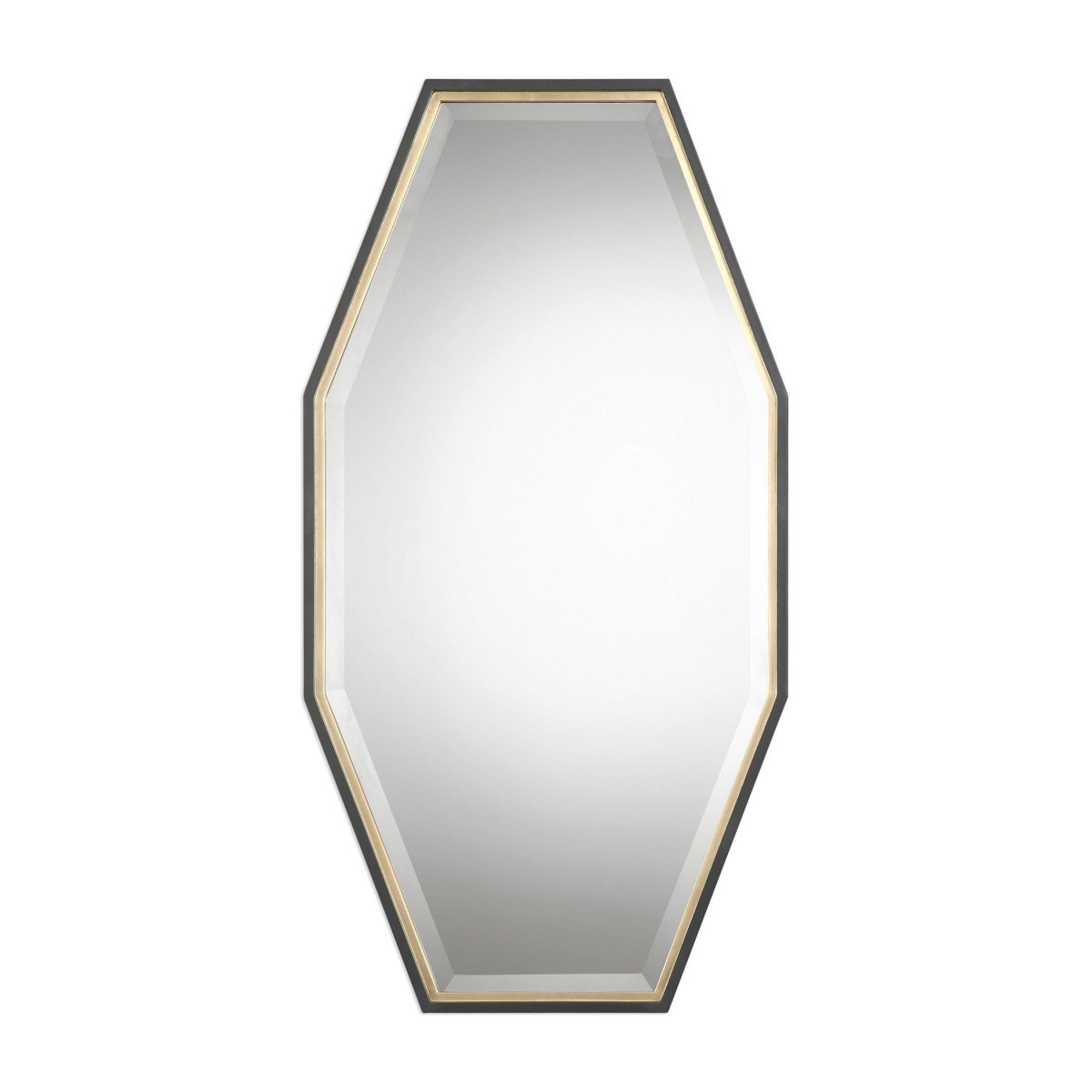 Savion Octagon Wall Mirror - Uttermost - Oval Mirrors by Modest Hut
