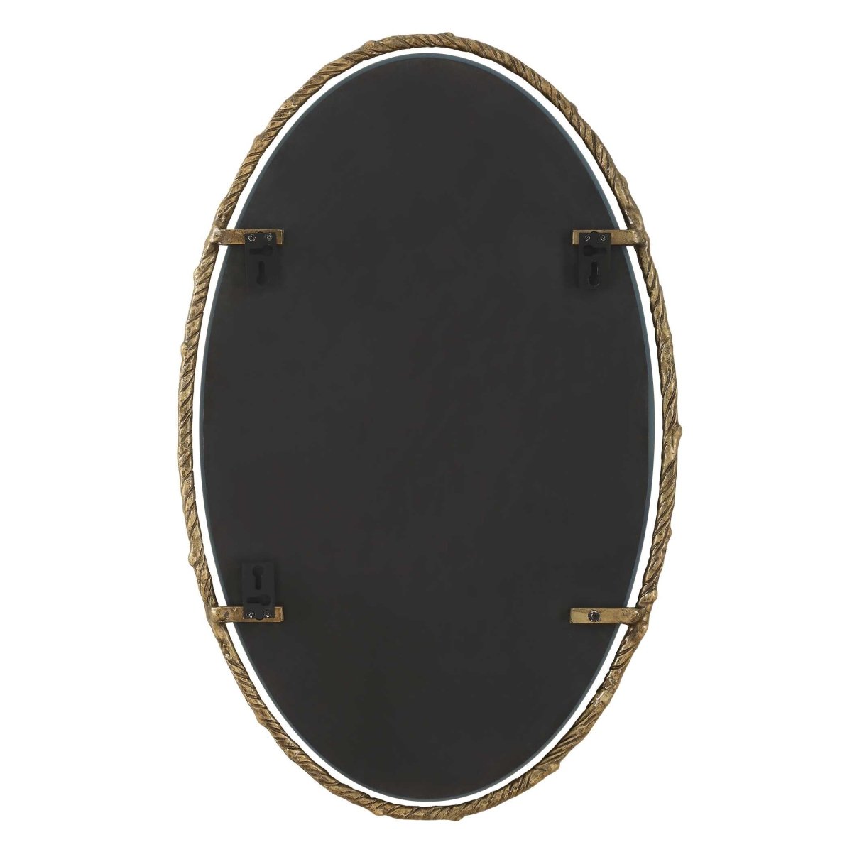 Twisted Branch Oval Mirror - Uttermost - Oval Mirrors by Modest Hut