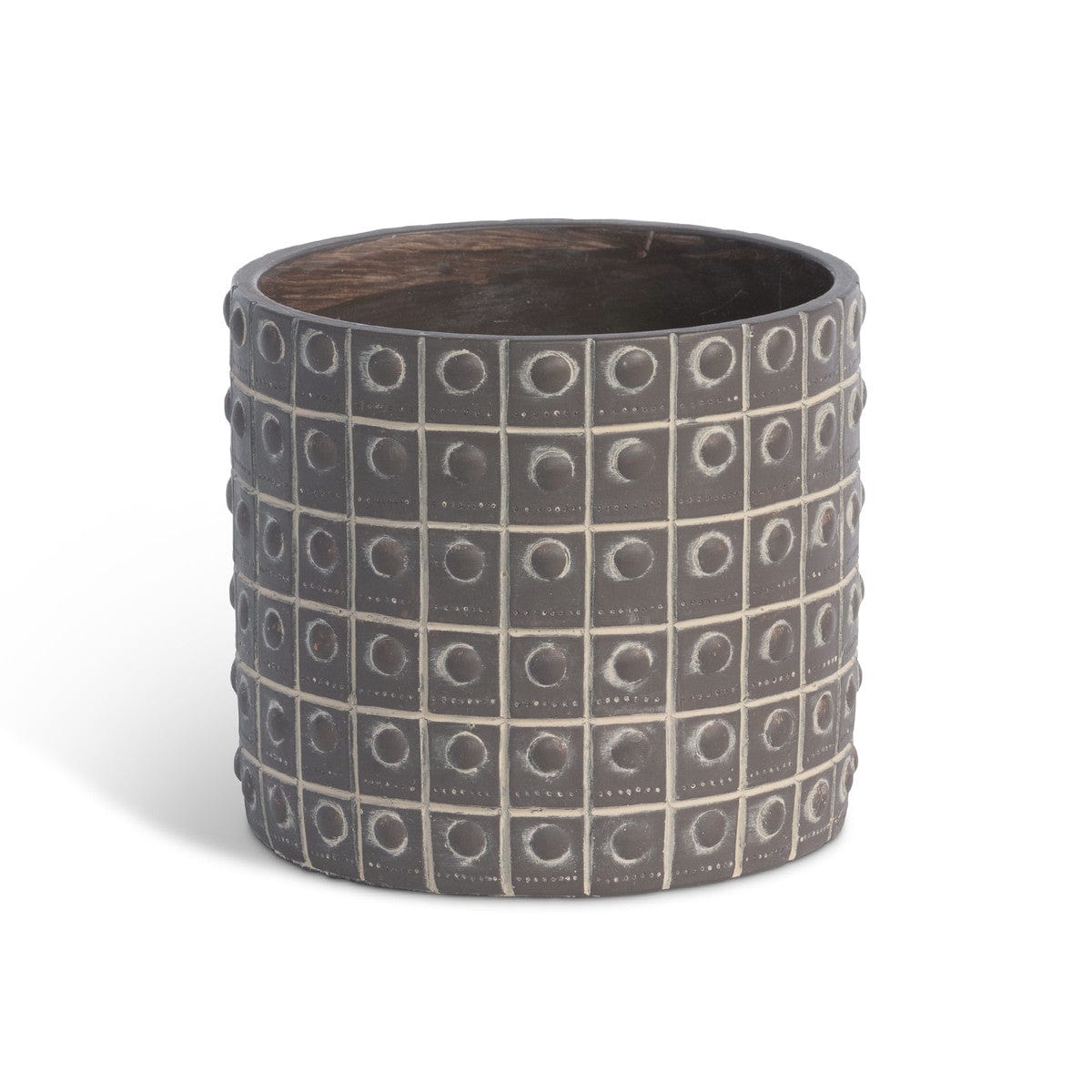 Rivet Pattern Pot, Large - Park Hill - by Modest Hut
