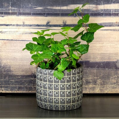Rivet Pattern Pot, Large - Park Hill - by Modest Hut