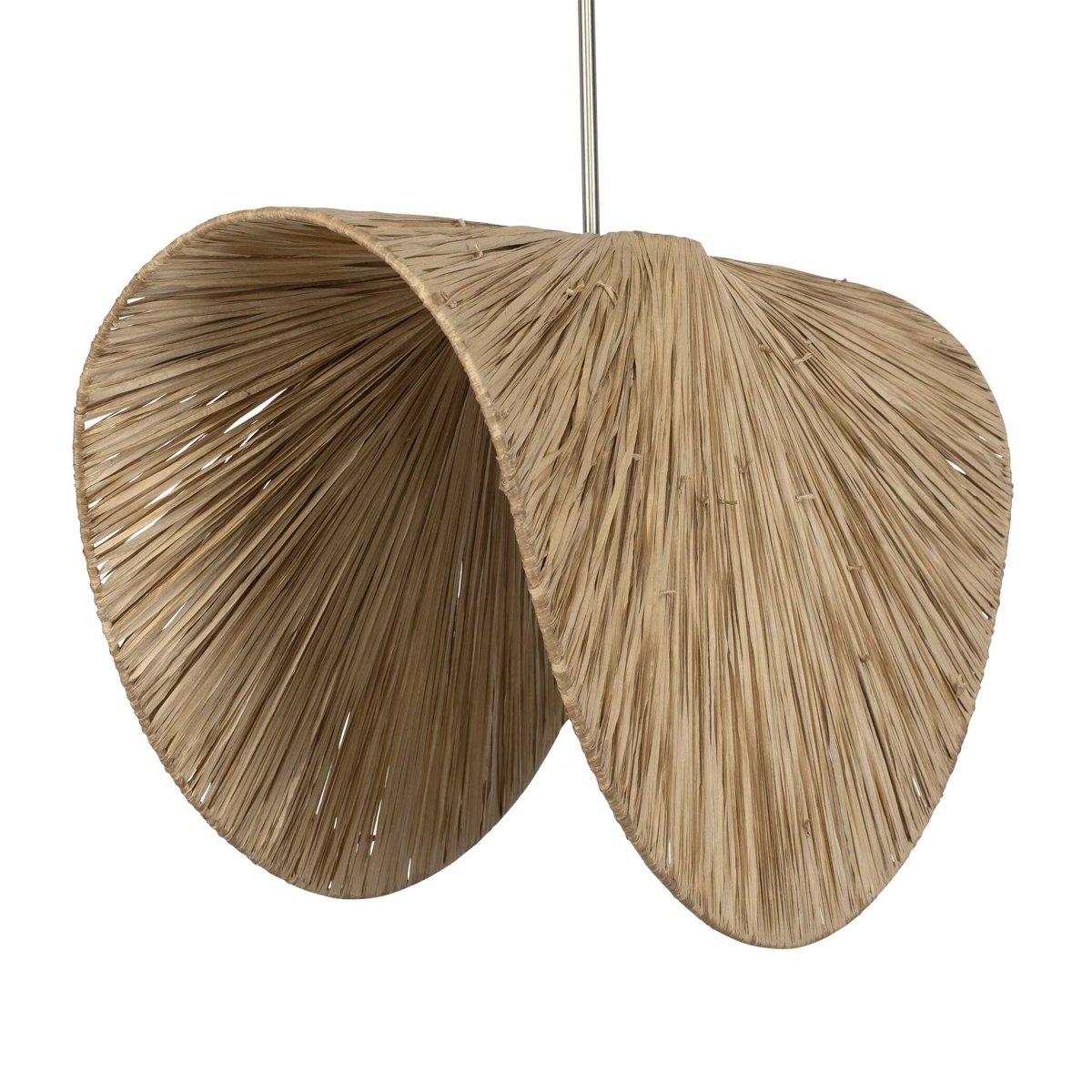 Bend 1 Light Raffia Pendant - Uttermost - Pendants by Modest Hut