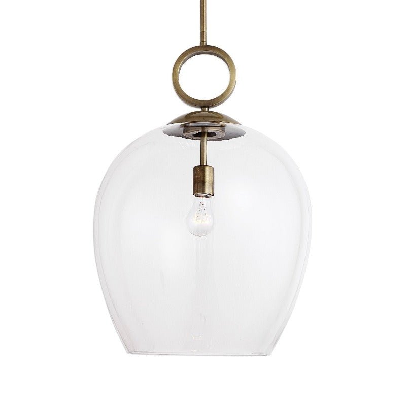 Blown Glass Calixx Pendant - Uttermost - Pendants by Modest Hut