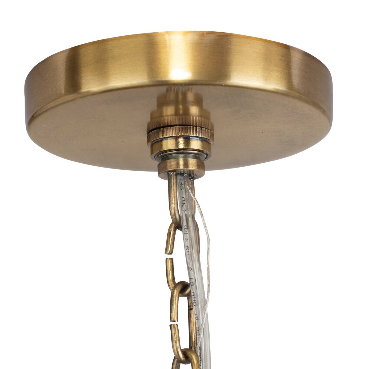Crocker Brass 1 Light Mini Pendant - Uttermost - Pendants by Modest Hut