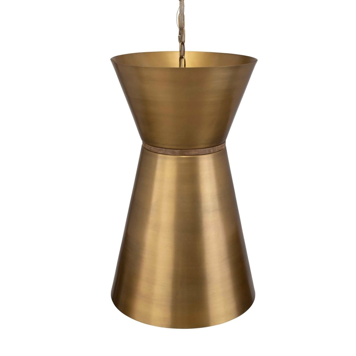 Crocker Brass 1 Light Mini Pendant - Uttermost - Pendants by Modest Hut