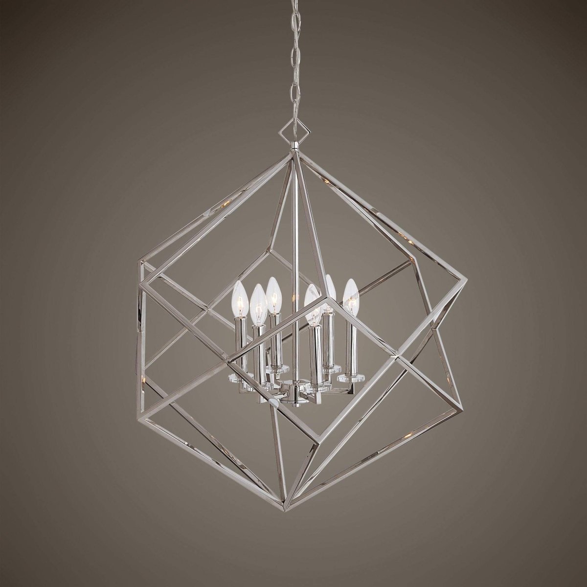 Eucli, 6 Lt. Pendant - Uttermost - Pendants by Modest Hut