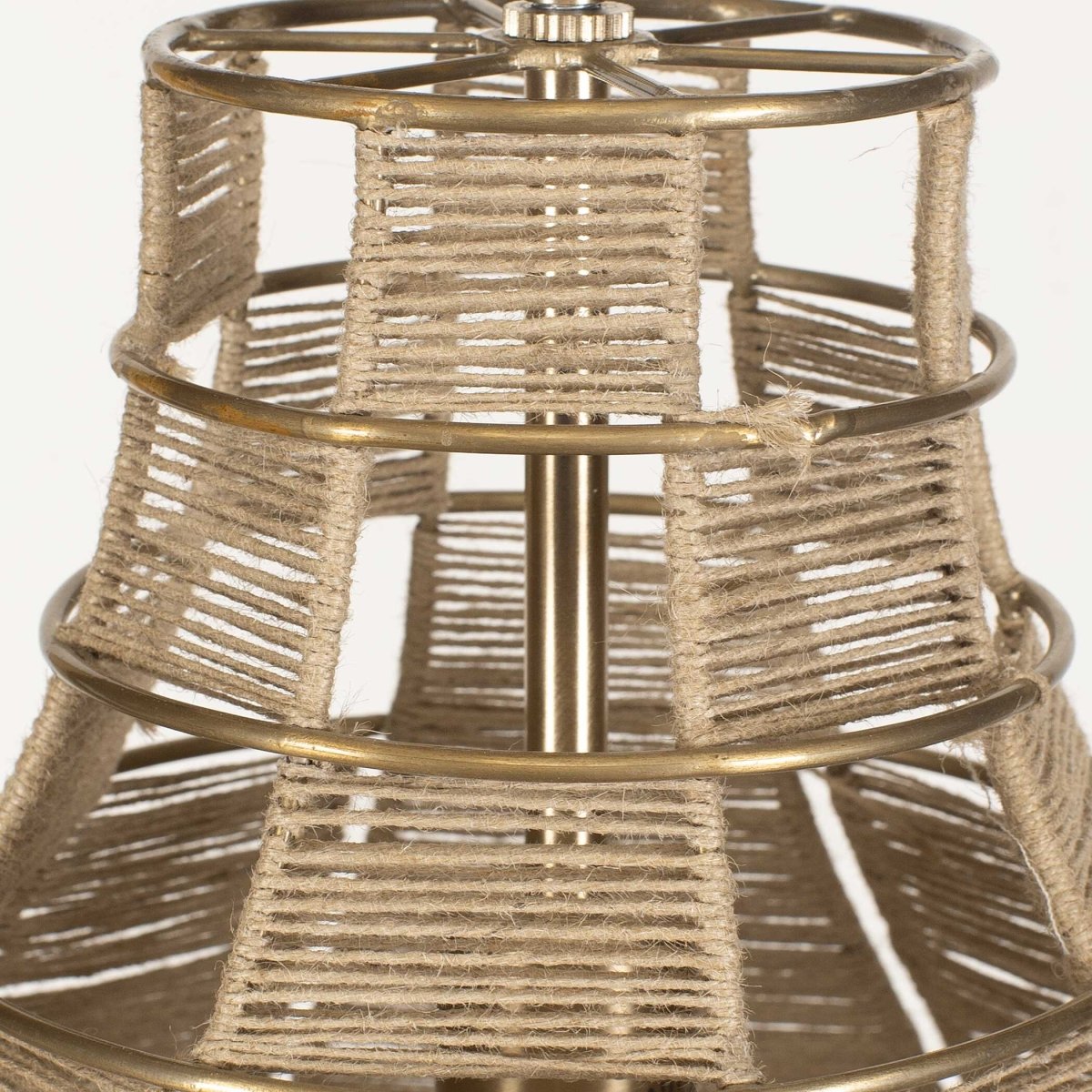 Hestia 1 Light Natural Rope Pendant - Uttermost - Pendants by Modest Hut