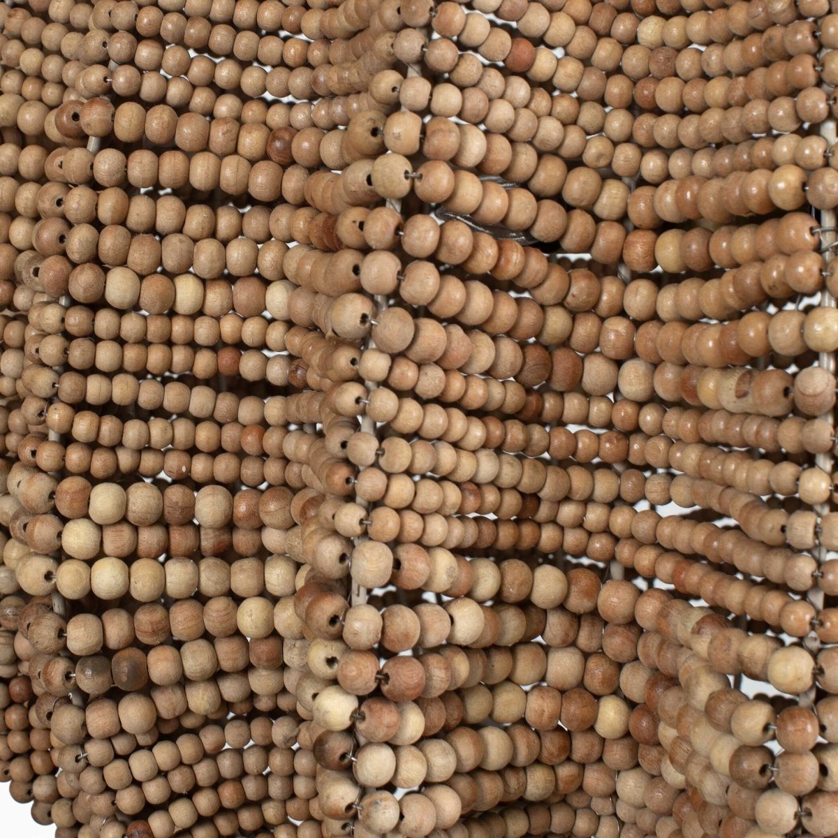 Kauri 5 Light Wooden Bead Pendant - Uttermost - Pendants by Modest Hut