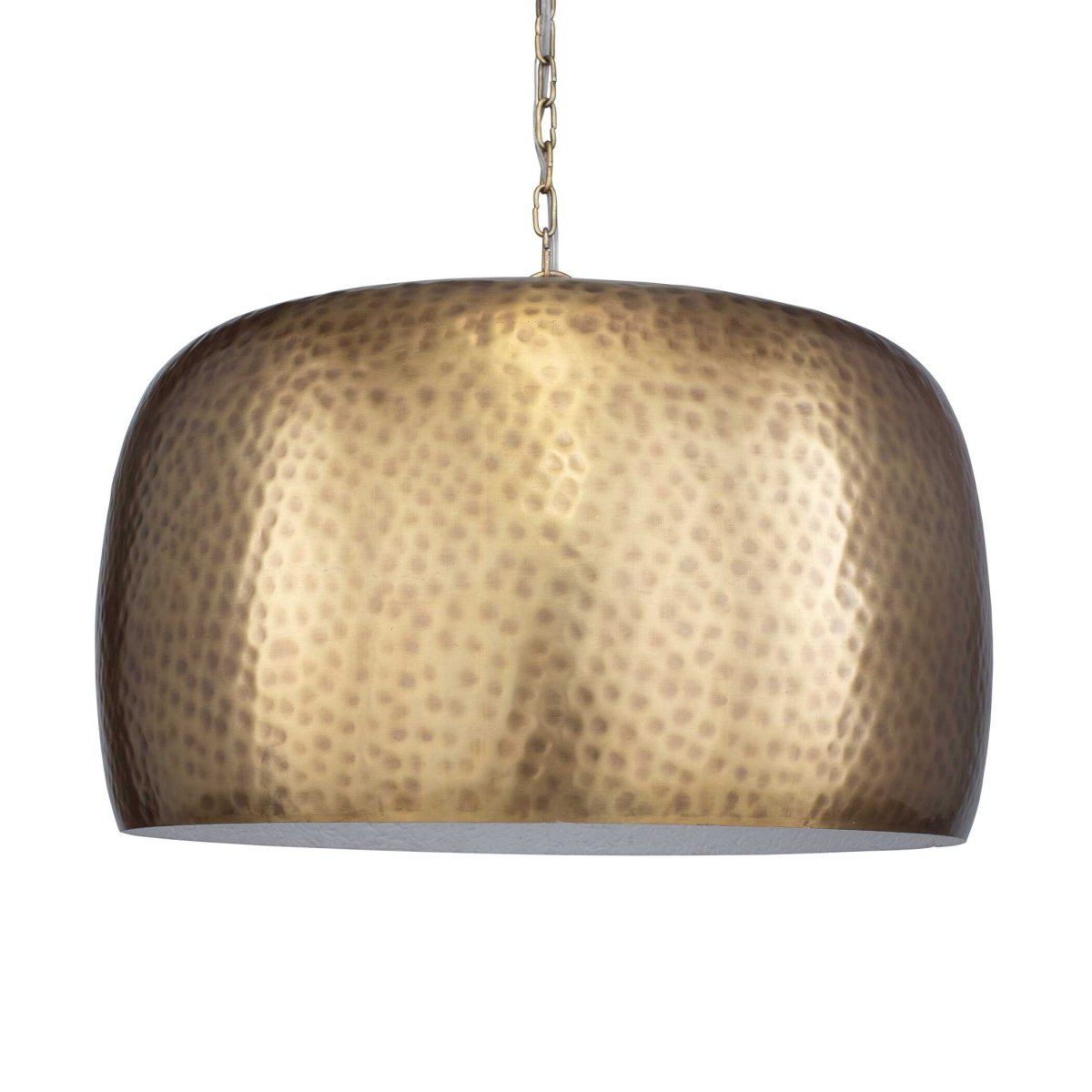 Lemont Hammered Brass 1 Light Pendant - Uttermost - Pendants by Modest Hut