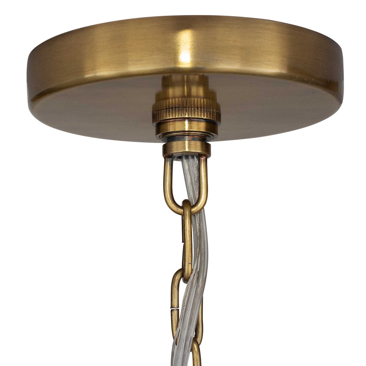 Lemont Hammered Brass 1 Light Pendant - Uttermost - Pendants by Modest Hut