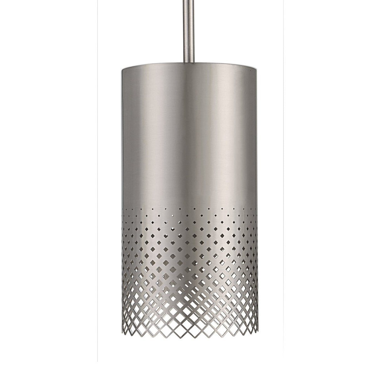 Manheim 1 Light Nickel Cylinder Pendant - Uttermost - Pendants by Modest Hut