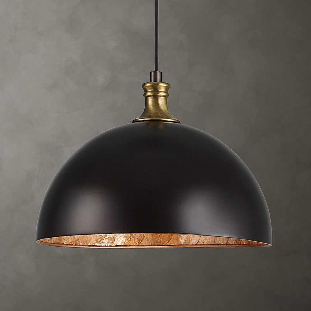 Placuna 1 Lt. Bronze Pendant - Uttermost - Pendants by Modest Hut