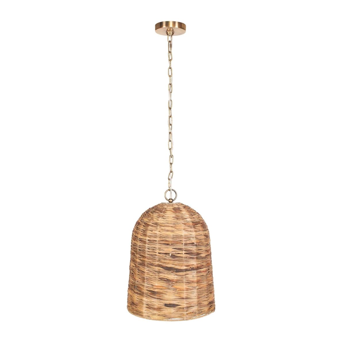 Rotorua 1 Light Sea Grass Pendant - Uttermost - Pendants by Modest Hut