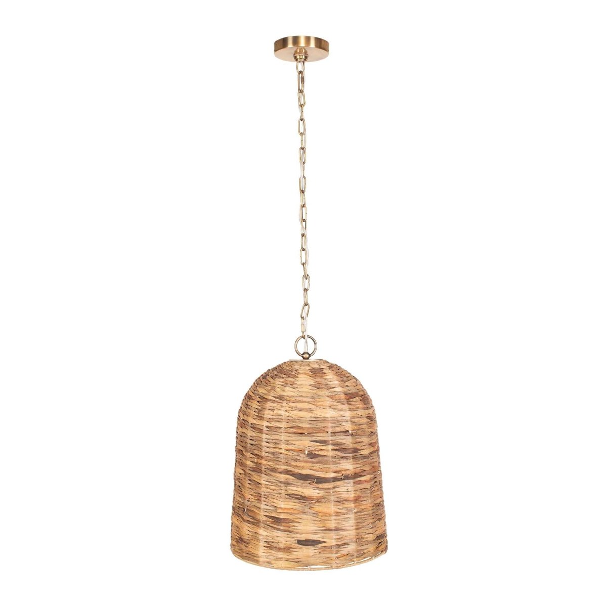 Rotorua 1 Light Sea Grass Pendant - Uttermost - Pendants by Modest Hut
