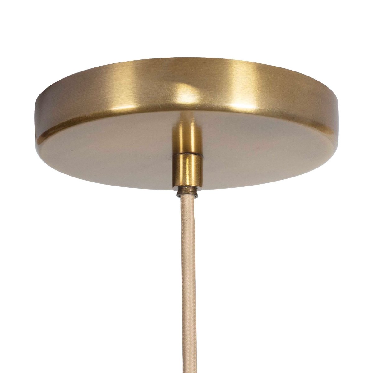 Sigh Woven Brass 1 Light Pendant - Uttermost - Pendants by Modest Hut