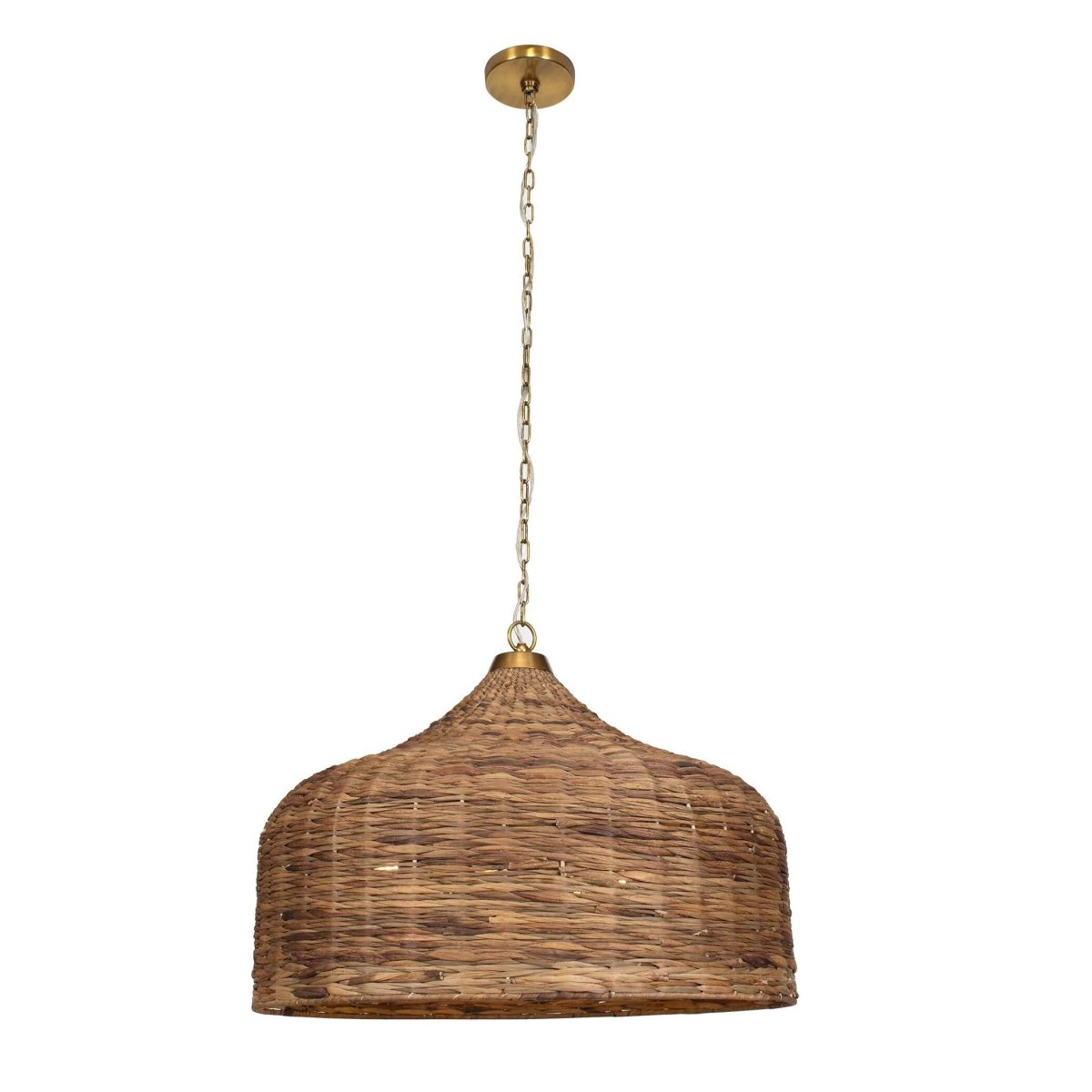Tauranga Seagrass 5 Light Pendant - Uttermost - Pendants by Modest Hut