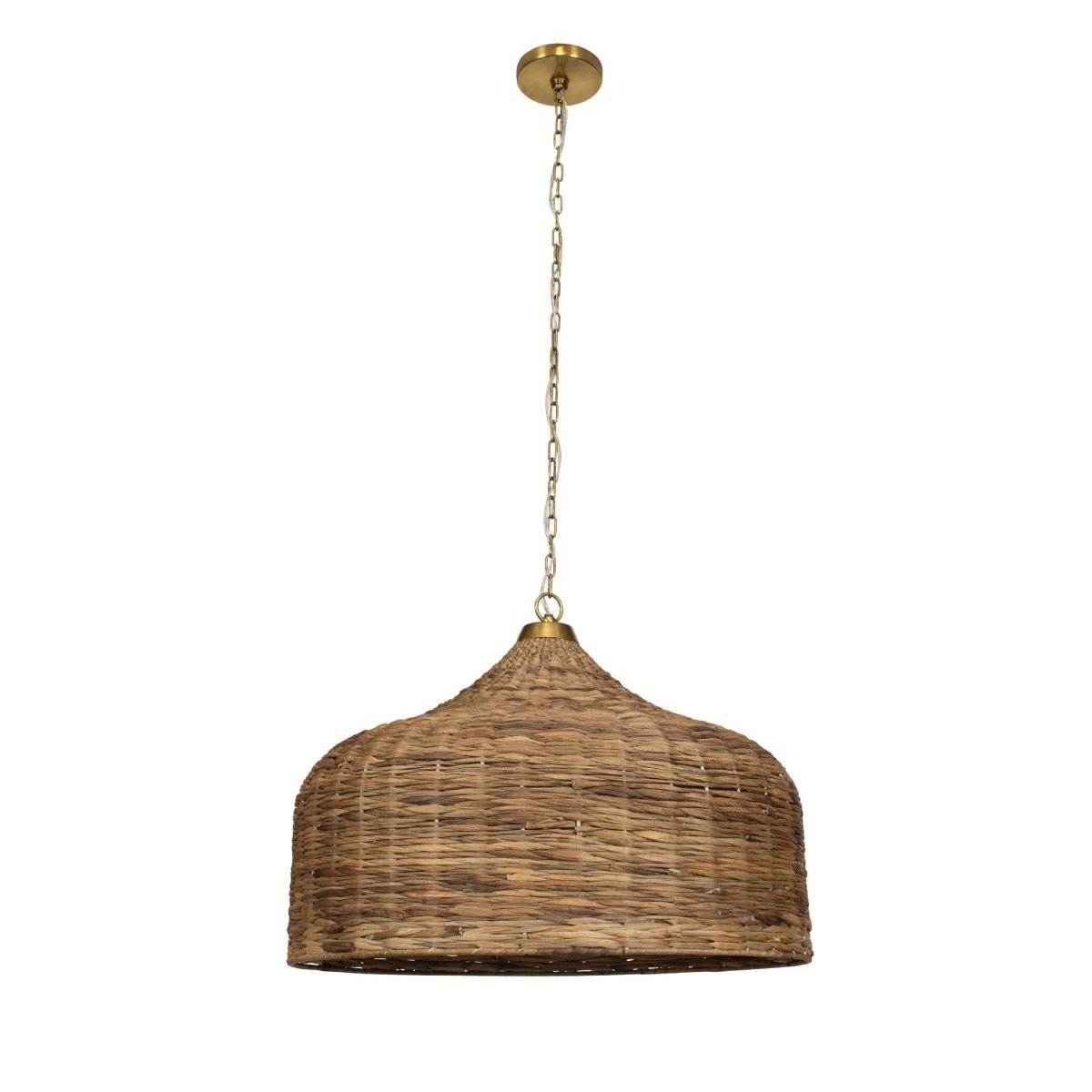 Tauranga Seagrass 5 Light Pendant - Uttermost - Pendants by Modest Hut