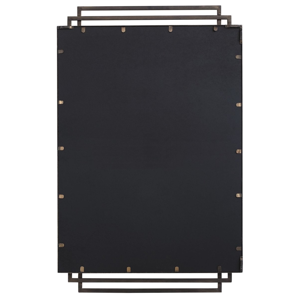 Amherst Brushed Gold MIrror - Uttermost - Rectangular Mirrors by Modest Hut