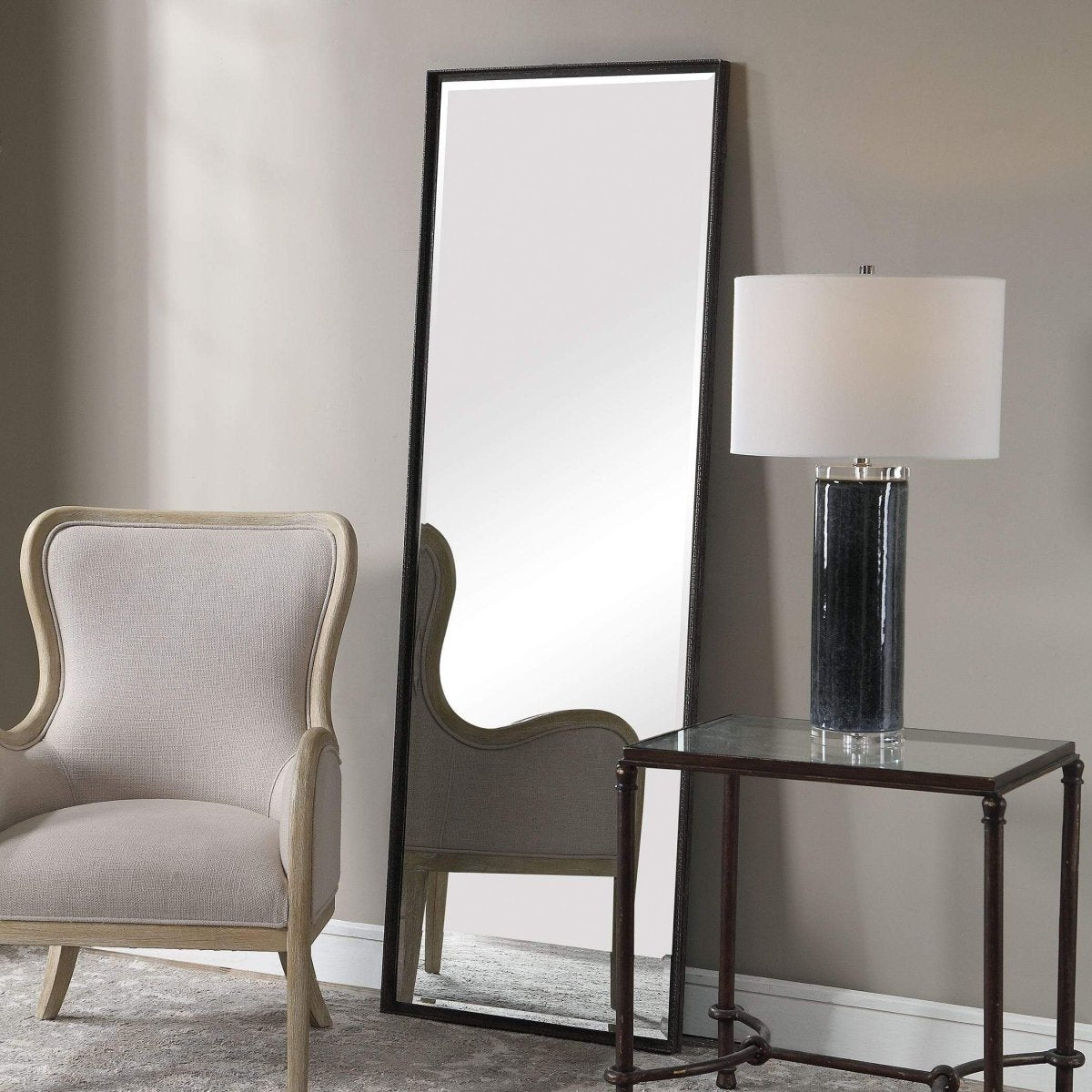 Callan Simple Vanity Mirror - Uttermost - Rectangular Mirrors by Modest Hut