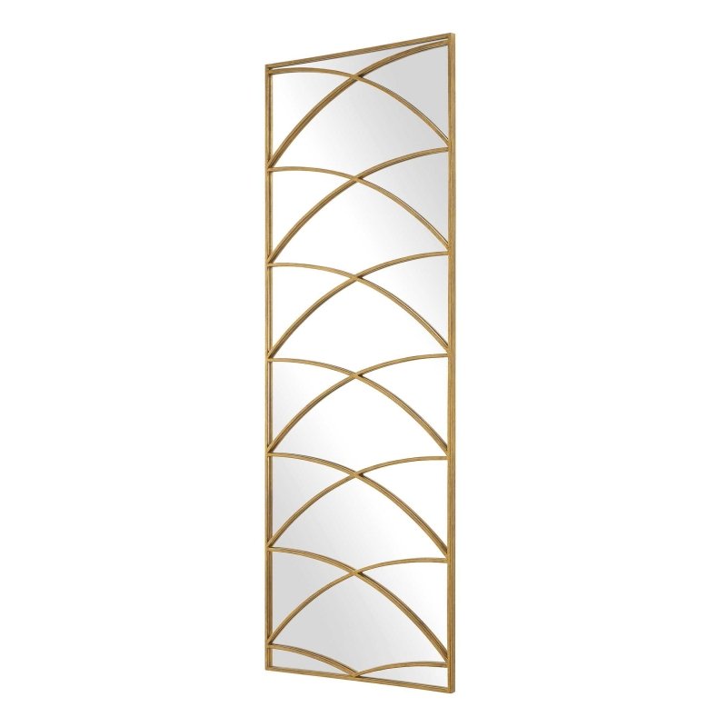 Crossed Up Gold Full Length Mirror - Other Mirrors