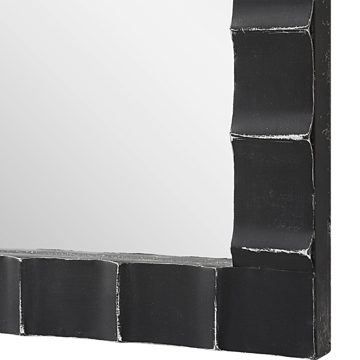 Dandridge Black Industrial Mirror - Uttermost - Rectangular Mirrors by Modest Hut