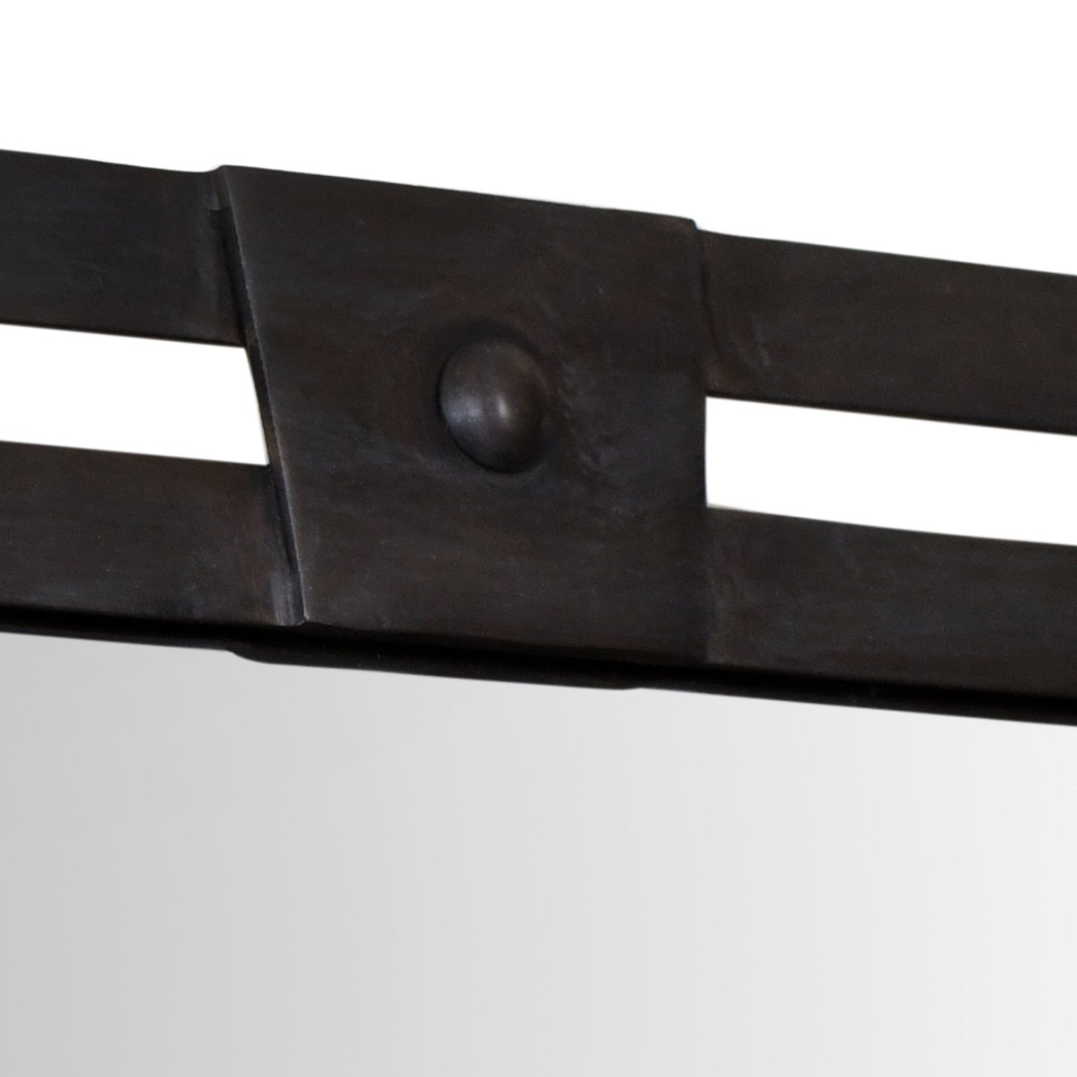 Distressed Gunmetal Iron Frame Mirror - Uttermost - Rectangular Mirrors by Modest Hut