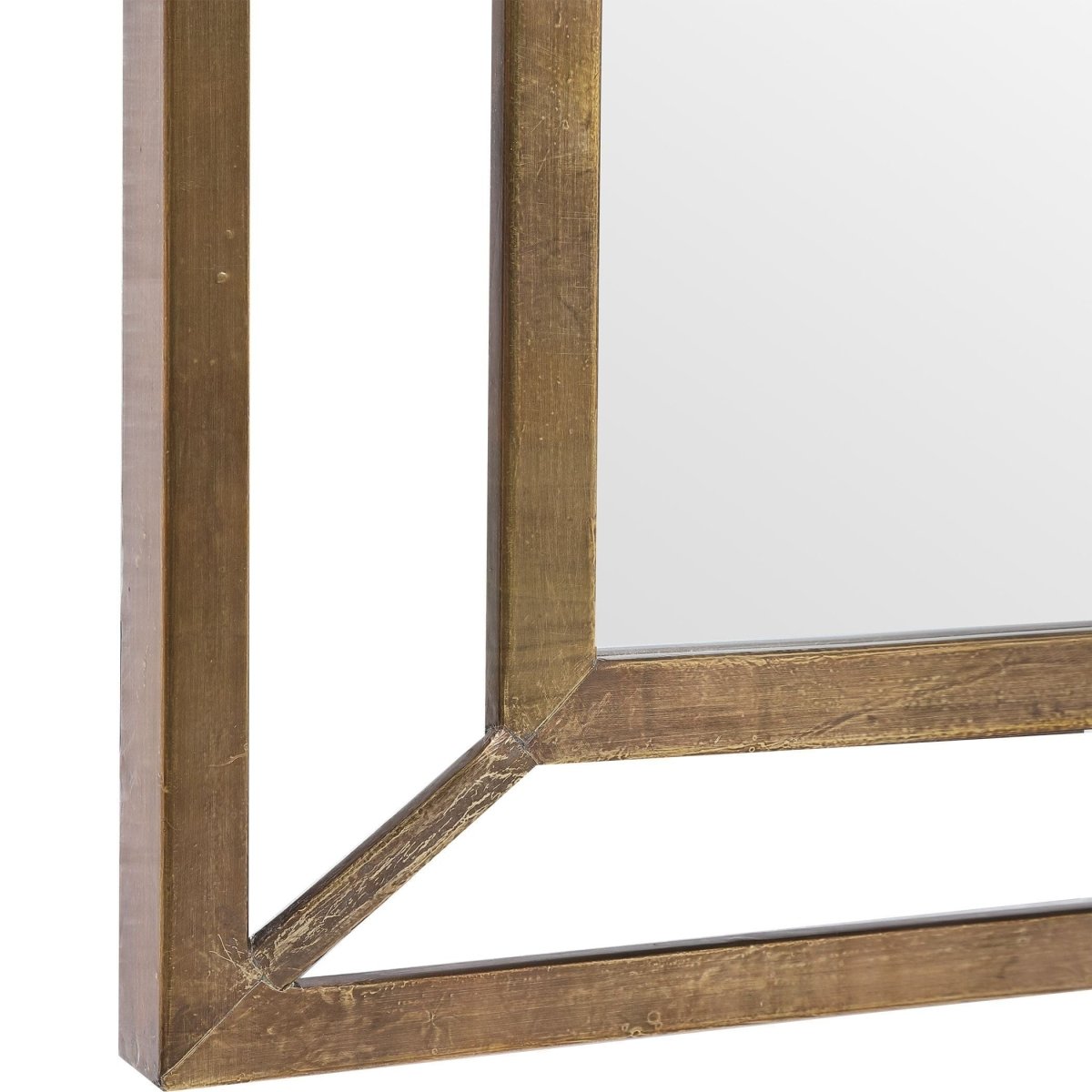 Farrow Copper Industrial Mirror - Uttermost - Rectangular Mirrors by Modest Hut