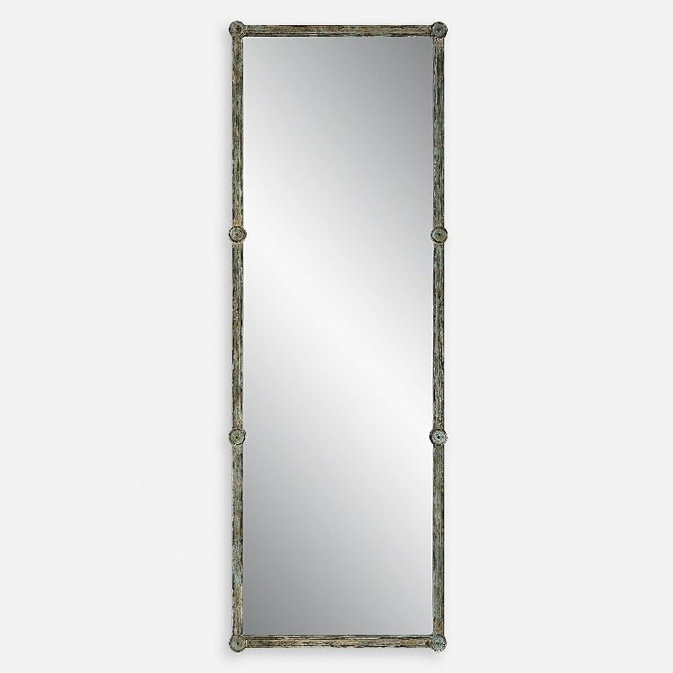 Gattola Gray Wash Dressing Mirror - Uttermost - Rectangular Mirrors by Modest Hut