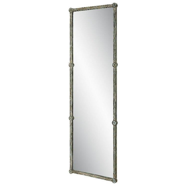 Gattola Gray Wash Dressing Mirror - Uttermost - Rectangular Mirrors by Modest Hut