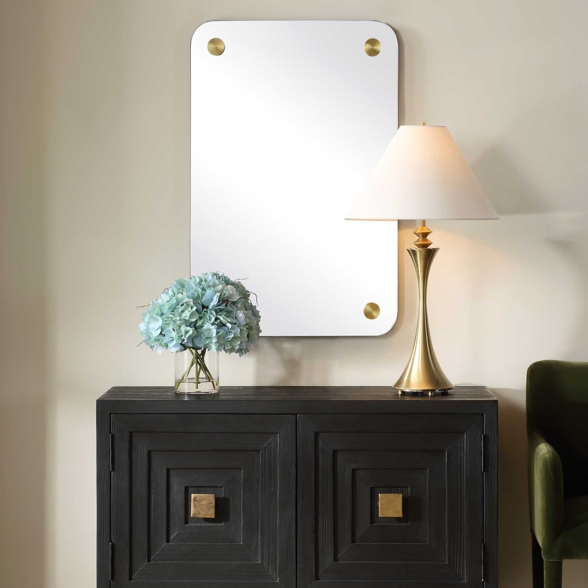 Hamrick Frameless Mirror - Uttermost - Rectangular Mirrors by Modest Hut
