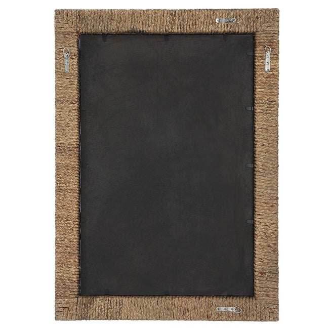 Island Braided Straw Mirror - Uttermost - Rectangular Mirrors by Modest Hut
