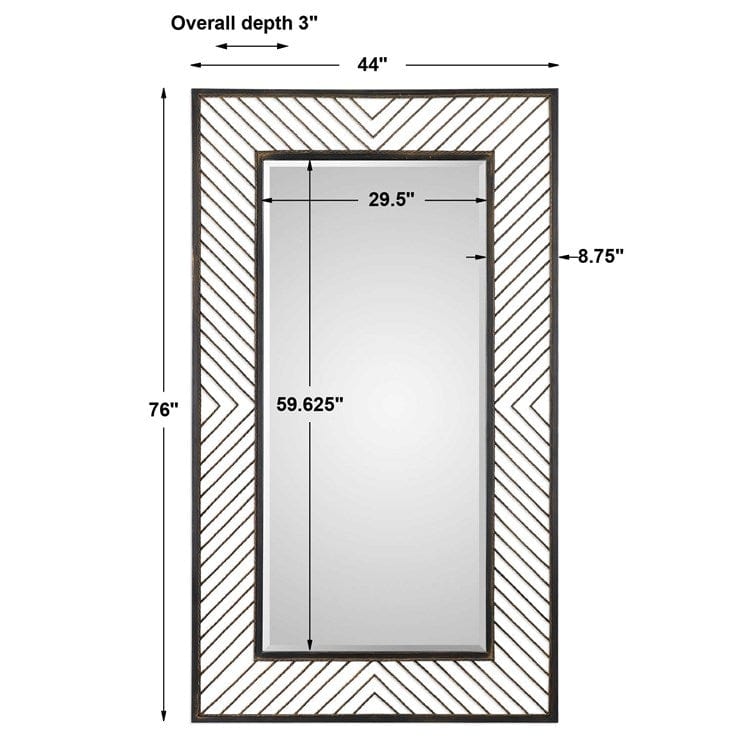 Karel Mirror - Uttermost - Rectangular Mirrors by Modest Hut