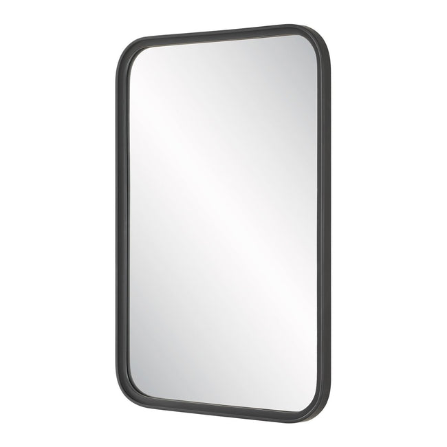 Matte Black Rectangular Mirror - Uttermost - Rectangular Mirrors by Modest Hut