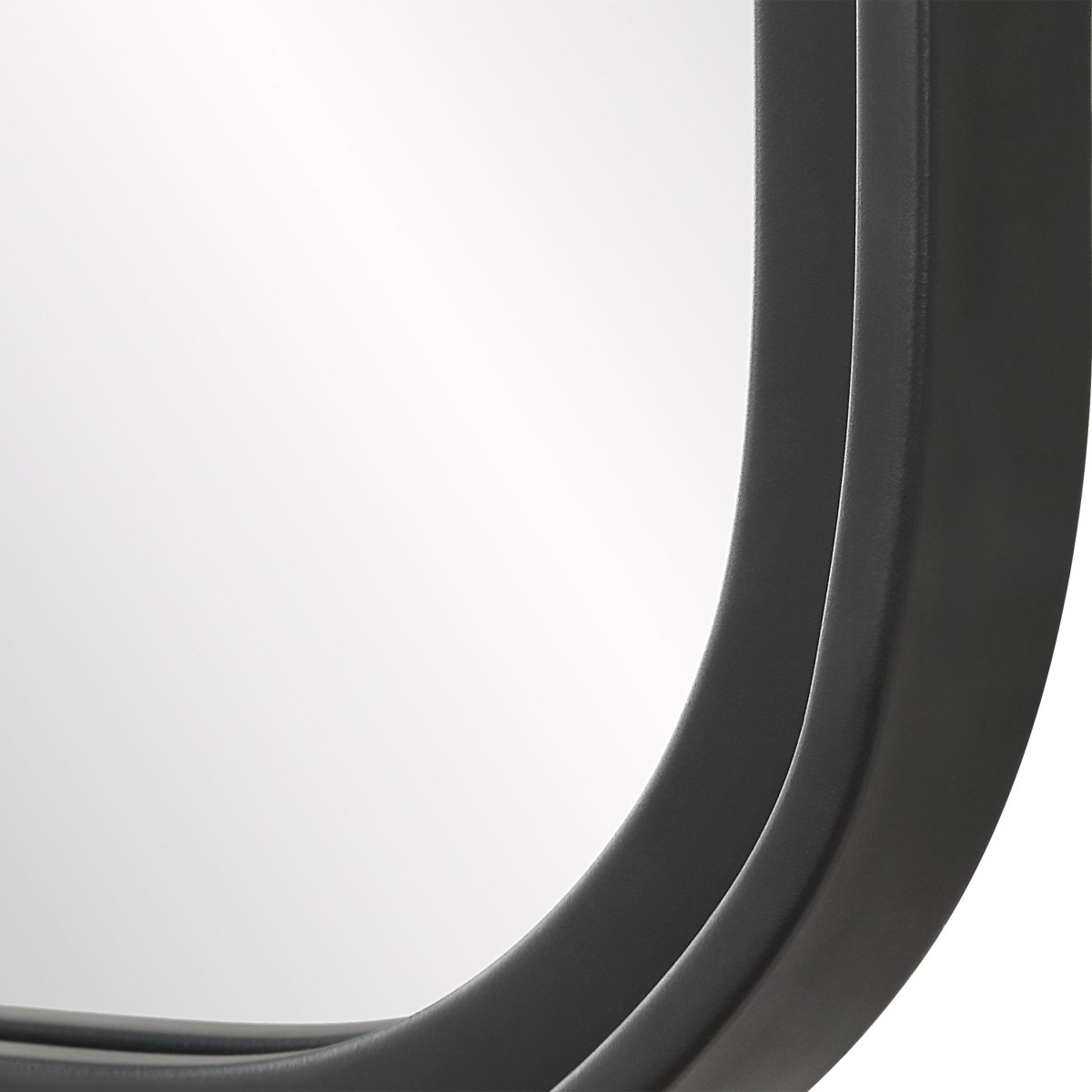 Matte Black Rectangular Mirror - Uttermost - Rectangular Mirrors by Modest Hut