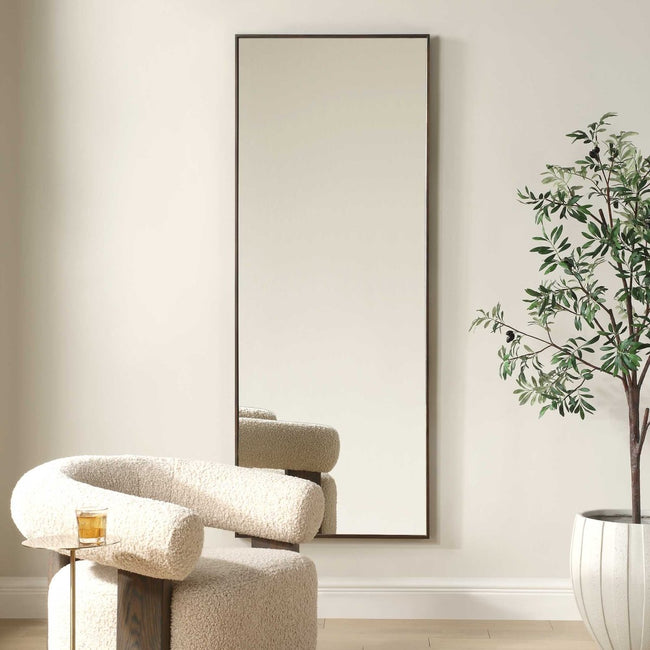 Patterson Bronze Dressing Mirror - Uttermost - Rectangular Mirrors by Modest Hut