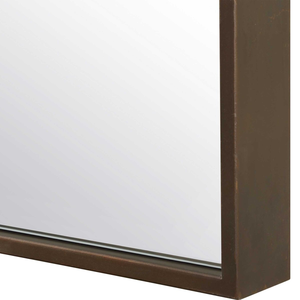 Patterson Bronze Dressing Mirror - Uttermost - Rectangular Mirrors by Modest Hut