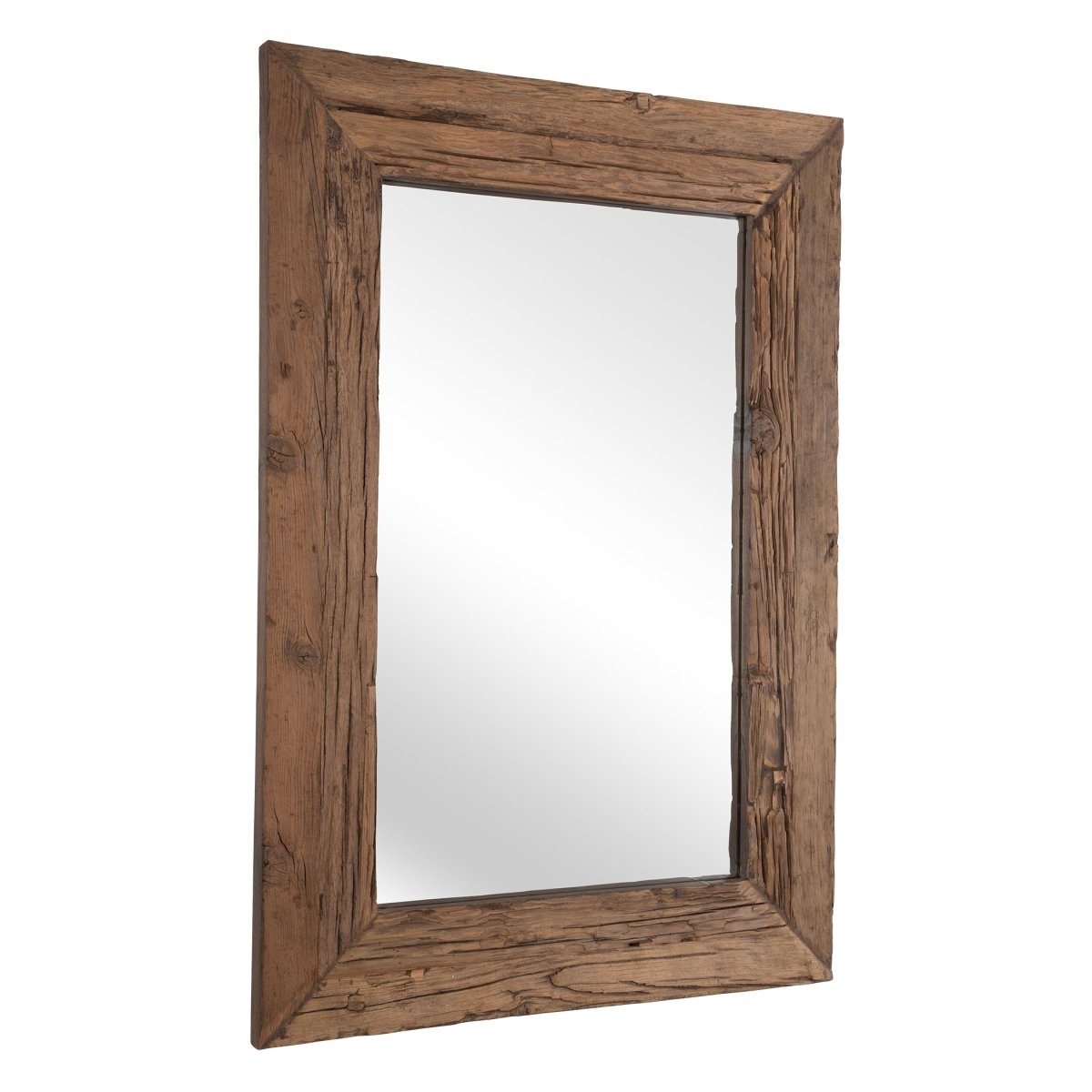Rennick Large Reclaimed Pine Mirror - Uttermost - Rectangular Mirrors by Modest Hut