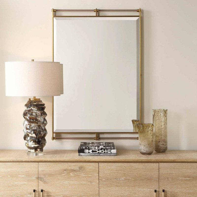 Ripoll Antique Brass Mirror - Other Mirrors