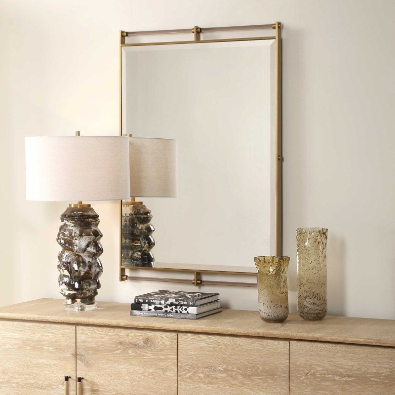 Ripoll Antique Brass Mirror - Other Mirrors