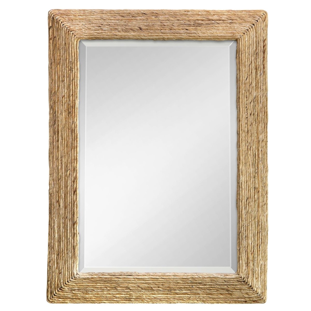 Rora Woven Coastal Mirror - Uttermost - Rectangular Mirrors by Modest Hut