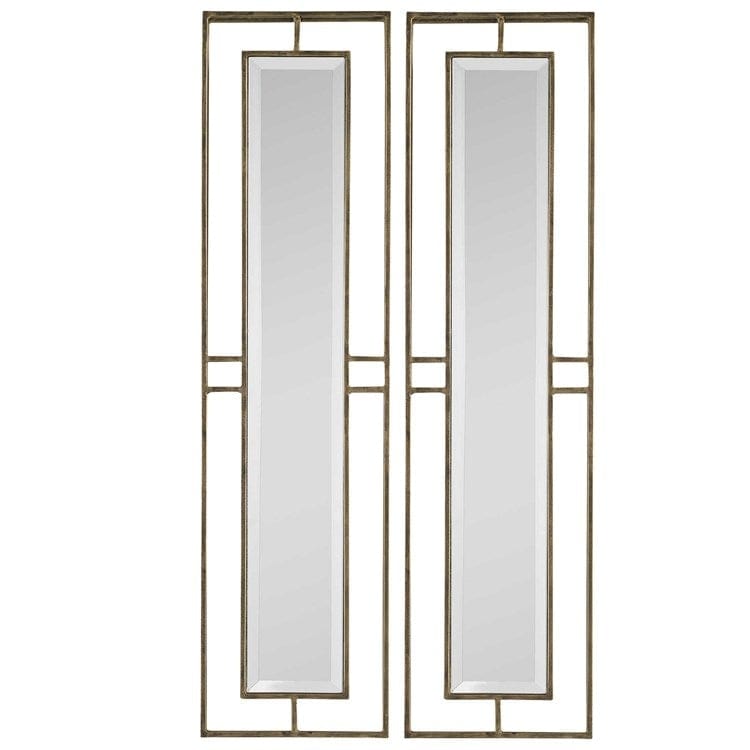 Rutledge Mirrors, S/2 - Uttermost - Rectangular Mirrors by Modest Hut