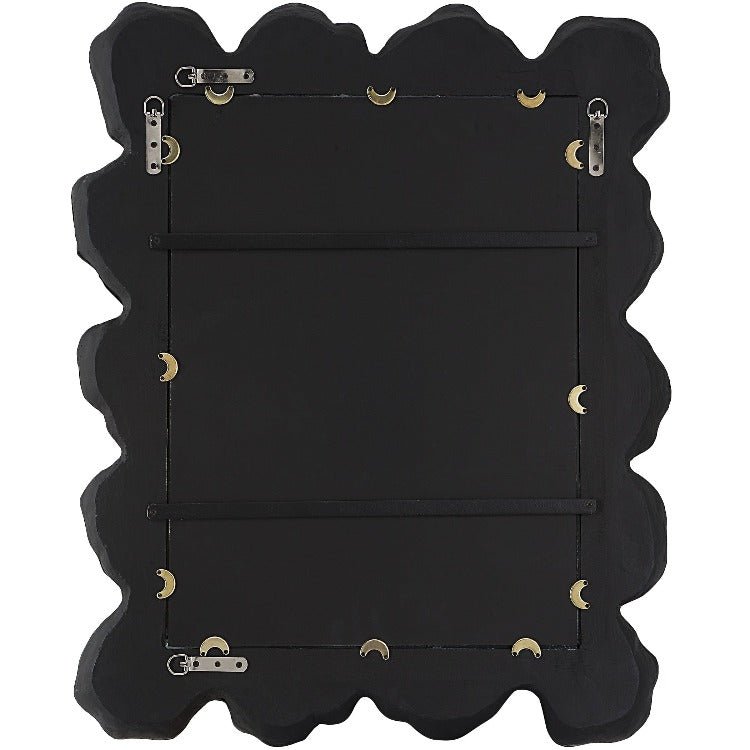 Sea Coral Black Mirror - Uttermost - Rectangular Mirrors by Modest Hut